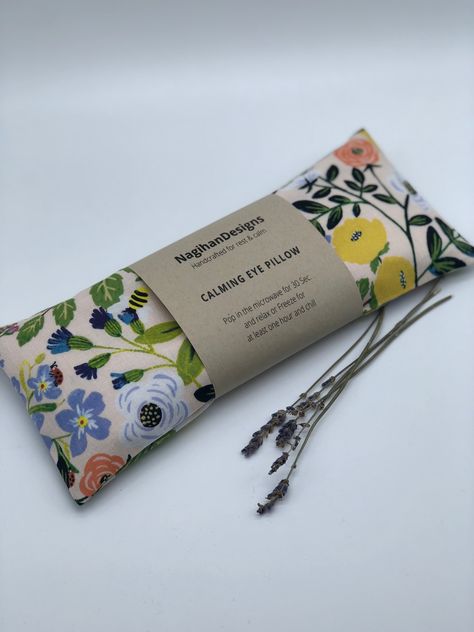 Weighted Eye Pillow, Giftset Idea, Herbal Pillow, Lavender Stuff, Reusable Products, Help Sleep, Juniper Wood, Heat Bag, Yoga Pillow