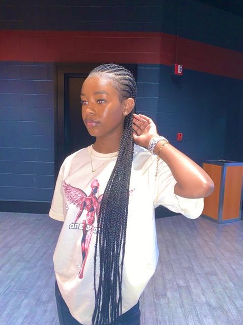 Boxing Braids, Long Cornrows, Business Hair, Goddess Braids Hairstyles, Braided Cornrow Hairstyles, Straight Back, Girls Hairstyles Braids, Natural Hair Styles Easy, Hair Affair