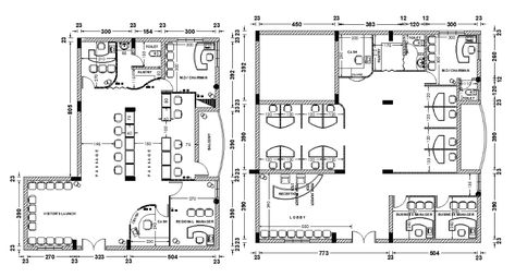 Bank floor plan detail drawing specified in this AutoCAD file. Download the AutoCAD file. - Cadbull Bank Floor Plan, Bank Interior Design, Small Office Furniture, Office Furniture Layout, Floor Plan With Dimensions, Staircase Wall Decor, Office Floor Plan, Detail Drawing, Interior Design Plan