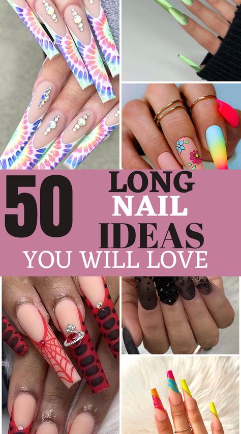 Need long nail ideas? you’re where you need to be. These long nails are a joy to have. If you like long nails then you’ll love these nails. Long Nail Inspiration, Long Nail Ideas, Long Nail Designs, Long Nail, Nail Inspiration, If You Love, Long Nails, Nails Inspiration, Nail Ideas