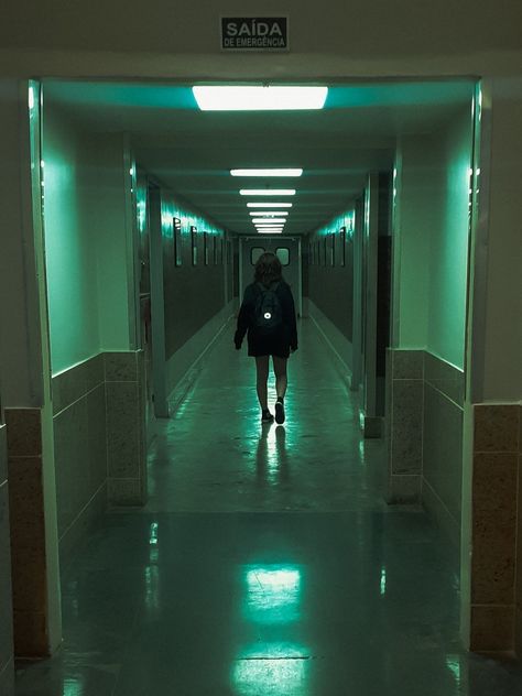 Horror School Aesthetic, Creepy Elevator, Creepy Corridor, Facility Aesthetic, Scary Hallway, Dark Hospital, Creepy Hospital, Nightmare Aesthetic, Lab Background