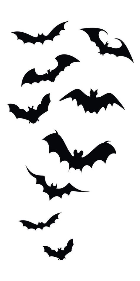 Bat Halloween Decorations, Bats Drawing, Window Drawings, Halloween Garlands, Custom Front Door, Halloween Window Silhouettes, Table Drawing, Wall Decor Halloween, Front Door Decal