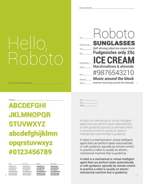 roboto Font Graphic Design, Roboto Font, Free Typeface, Font Graphic, Google Fonts, Cream Sandwich, Ice Cream Truck, Self Driving, Ice Cream Sandwich