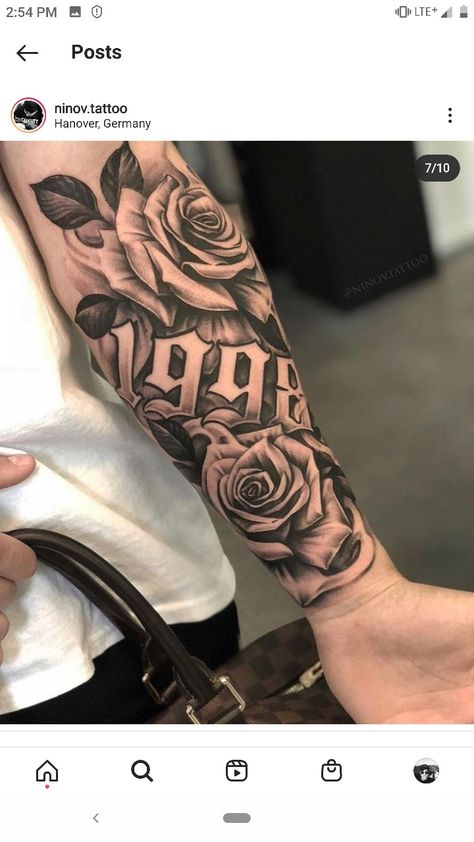 Sleeve Tattoos For Guys Forearm, Tattoos For Guys Forearm, Sleeve Tattoos For Guys, Half Sleeve Tattoos Forearm, Half Sleeve Tattoos, Rose Tattoos For Men, Men Tattoos Arm Sleeve, Forarm Tattoos, Forearm Sleeve Tattoos