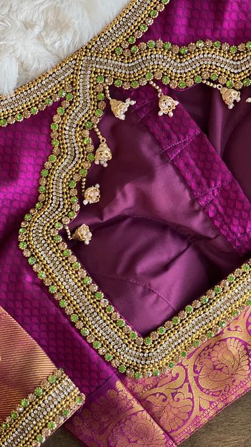 Aari Design, Latest Bridal Blouse Designs, Model Blouse, Latest Blouse Designs Pattern, Best Blouse Designs, Latest Model Blouse Designs, Blouse Design Images, Aari Work Blouse, Aari Embroidery