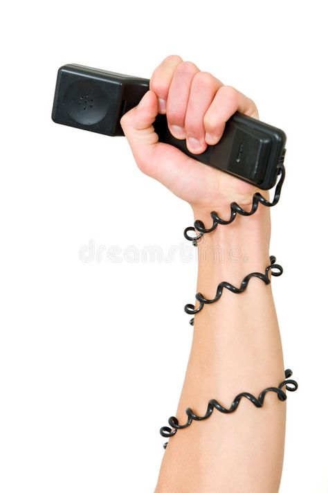 Telephone power. Arm and clenched fist, holding a telephone, with the wire wrapp , #affiliate, #fist, #holding, #telephone, #clenched, #Telephone #ad Holding Telephone Reference, Holding Telephone, Clenched Fist, Phone Cords, Stock Photography Free, Drawing Reference, Cable, Quick Saves, Art