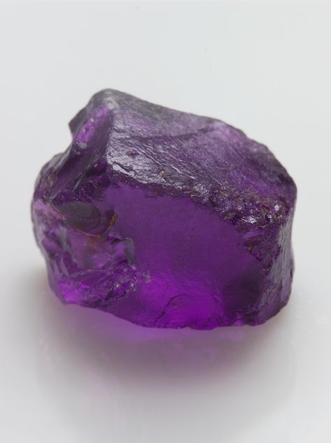 Purple Garnet Gemstone Rough from Tanzania Ready for Faceting • 12.67 carats • Precision Gemstone Design • Jeffrey Hunt Crystal Cabinets, Purple Garnet, Earth Gift, Garnet Gem, Types Of Crystals, Cool Rocks, Blue Gems, Rocks And Gems, Purple Crystals