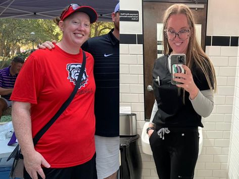 A doctor who lost 80 pounds shares her diet before and after losing weight Mom Dr, Lost 50 Pounds, Lose 30 Pounds, Protein Diets, 50 Pounds, High Protein Diet, Fad Diets, Diet Help, Lose 50 Pounds