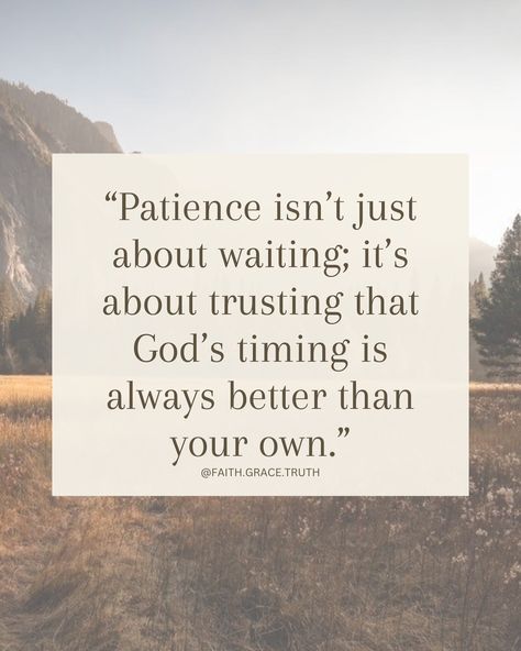 Patience can be so hard, especially when we’re longing for change, answers, or breakthroughs. But what if the waiting season is just as important as the season of receiving? God’s timing is never rushed or random—it’s purposeful. Every delay, every moment of silence, is working something beautiful in us, even when we can’t see it. So today, let this be your reminder: patience isn’t passive—it’s an active trust in the One who knows the end from the beginning. Keep trusting. His timing is alw... Keep Calm Can’t Wait To See You, Quotes About Waiting, Biblical Love Quotes, Quotes About Patience, Job Affirmations, Waiting Season, Bible Message, Waiting Quotes, Patience Quotes