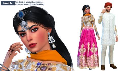 Sims 4 Indian Cc, Sims Disney, Indian Headpiece, Sims 4 Mac, Sims 4 Wedding Dress, Sims 4 Controls, Pakistani Shalwar, Sims Stories, Vietnamese Clothing