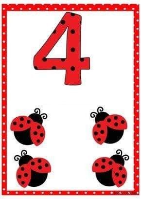 Ladybug Quotes, Polish Language, Number Flashcards, Bug Crafts, Abc Book, Flashcards For Kids, Kids Math Worksheets, School Bulletin Boards, Math Numbers