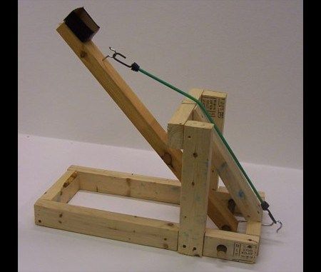 Cub Scout Catapult Plans | June 30, 2008 by Juan Aguilar 25 Comments Catapult Diy, Catapult Project, Diy Catapult, Kids Woodworking Projects, Physics Projects, Woodworking Projects For Kids, Wood Toys, Science Projects, School Projects