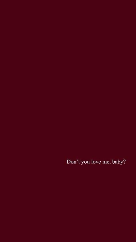 ¿No me amas, nena? Iphone Wallpaper Hd 4k, Red Quotes, Quotes Pink, Iphone Wallpaper Hd, Black Quotes, Edgy Wallpaper, You Love Me, Tumblr Wallpaper, Red Wallpaper