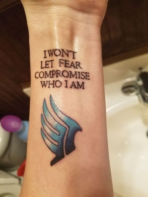 10 Mass Effect Tattoos That'll Make You Feel Like N7 | CBR Mass Effect Quotes, Mass Effect Tattoo, Fandom Tattoos, Nerdy Tattoos, Flame Tattoos, Cool Forearm Tattoos, Pieces Tattoo, Cool Tattoos For Guys, Full Sleeve Tattoo