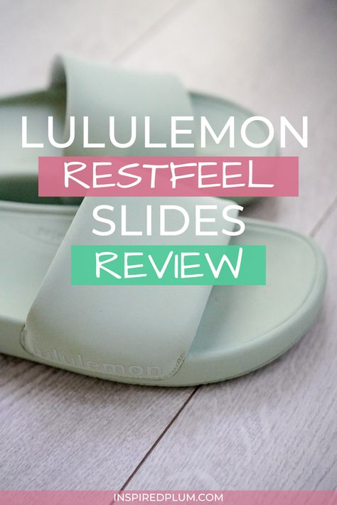 Click here for an honest review of Lululemon Restfeel slides. After years of wearing Adidas Adilettes, I gave these a shot. Find more Lululemon clothing reviews and outfit ideas on IP! Lululemon Slides Outfit, Lululemon Slides, Athleisure Outfits For Work, Lululemon Clothing, Cute Athleisure Outfits, Slides Outfit, Lululemon Outfits, Athleisure Outfits, Worth It