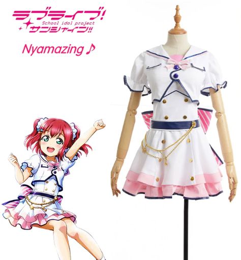 LoveLive SunShine Aqours Ruby Kurosawa Cosplay Costume Love Live Anniversary Dress Outfit Ruby Kurosawa, Love Live Cosplay, Anniversary Dress, Love Live Sunshine, Love Live, Dress Outfit, Cosplay Costume, Cosplay Costumes, Shoes Jewelry