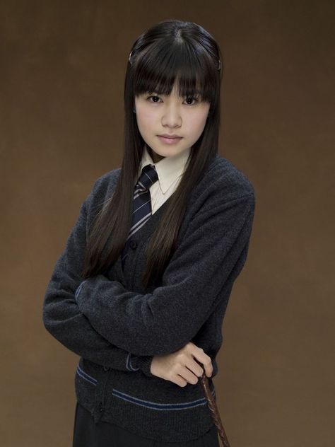 The haircut, which Katie went on to describe as “horrific,” was this brow-skimming bangs look. | The Actress Who Played Cho Chang Hated Her Hair During The "HP" Kiss Scene Katie Leung, Gogo Tomago, Cho Chang, Harry Potter Girl, Women Wearing Ties, Gellert Grindelwald, Bonnie Wright, Harry Potter 2, Wizarding World Of Harry Potter