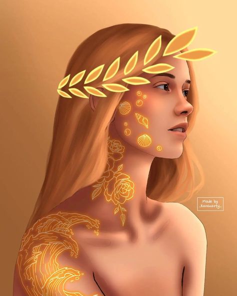 Kamila on Instagram: “Calypso as a greek goddess🐚💛 Who's next? . . . . . . . . . . . #percyjackson #pjo #calypso #summer #percyjacksonfanart #pjofanart…” Calypso Fanart, Calypso Percy Jackson, God Fanart, Pjo Characters, The Kane Chronicles, Percy Jackson Fanfic, Pjo Fanart, Percy Jackson Annabeth Chase, Percy Jackson Wallpaper