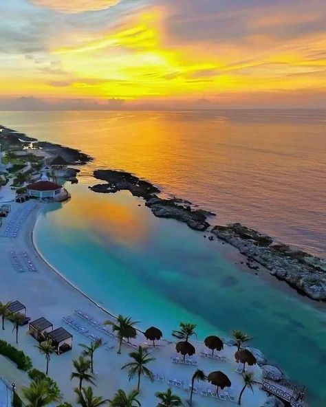 🍂🙋David88🌷✨🍂🙋David88🌷✨🍂 on Twitter: "#NaturePhotography #goodmorning #photographylovers #photo #Beach #beautiful… " Rivera Maya Mexico, Hard Rock Hotel Riviera Maya, Mexico Colors, I Love Sunsets, Landscape Sea, Mayan Riviera, Riviera Maya Mexico, Couples Vacation, Fun Travel