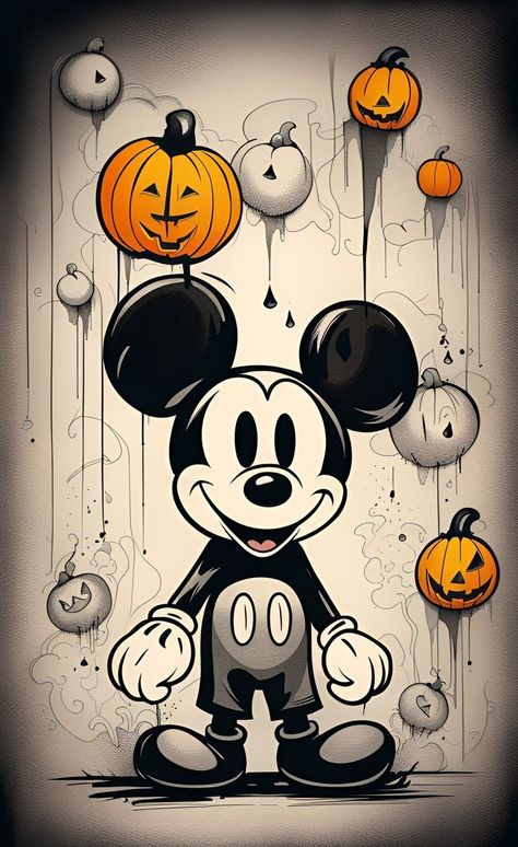 Mickey Mouse Artwork, Disney Phone Backgrounds, Mickey Mouse Wallpaper Iphone, Halloween Wallpaper Cute, Mickey Mouse Pictures, Halloween Facts, Mickey Mouse Halloween, Mickey Mouse Art, Your Wallpaper