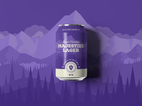 Craft Beer Packaging, Purple Mountain Majesty, Beer Label Design, Coffee Shop Logo, Beer Logo, Beer Packaging, Beer Design, Beer Labels, Web Graphic Design