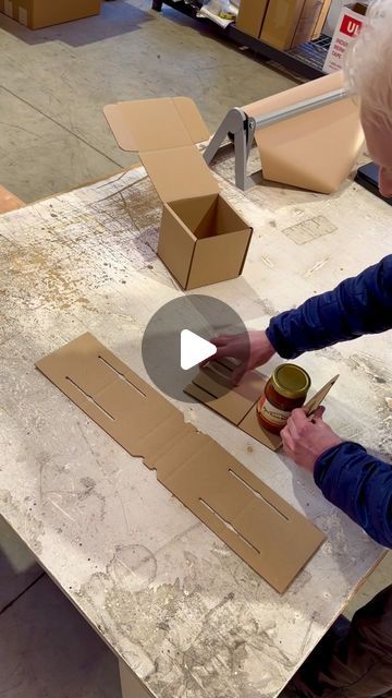 46K views · 1.8K likes | Flush Packaging on Instagram: "The end of your search for a faster way to pack your orders!!!📦  ✅ No shifting in transit ✅ No bubble wrap ✅ No packing peanuts  Presentable, safe, and ready to ship in seconds. Try a sample now, all samples ship for free!  #packaging #packagingdesign #custompackaging #custom #glassjars #glass #candlemaking #glasscontainers #shipping #safe #freeshipping #packingorders #fyp #smallbusiness #shopsmall" Box Packaging Templates, Corrugated Packaging, Bubble Wrap Packaging, Packaging Template Design, Jar Packaging, Box Crafts, Cardboard Box Crafts, Packaging Template, Craft Packaging