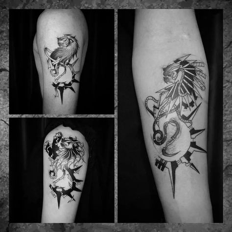 Leo Zodiac Tattoos For Women, Thigh Tattoos For Females, Zodiac Tattoos For Women, Leos Zodiac, Tattoos For Women Thigh, Leo Lion Tattoos, Lioness Tattoo Design, Zodiac Signs Leo Tattoo, Tattoos For Females