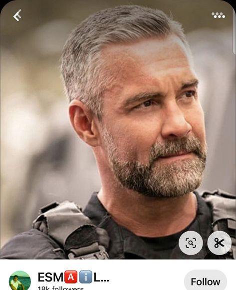 Mens Gray Hairstyles, Salt And Pepper Men, Short Hairstyles For Older Men, Mens Grey Hairstyles, Older Men Haircuts Over 50, Crew Cut Haircut, Jay Harrington, Older Men Haircuts, Short Fade Haircut