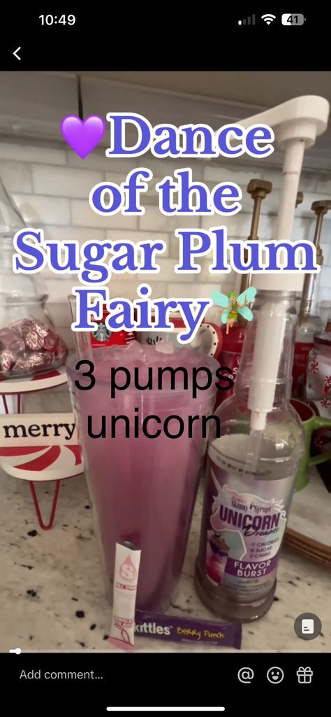 Non Soda Drinks, Unicorn Flavored Water, Water Recipes With Unicorn Syrup, Unicorn Water Recipe, Unicorn Syrup Water Recipes, Water Recipes With Syrups, Water Station Ideas, Hydration Station Ideas, Water Tiktok