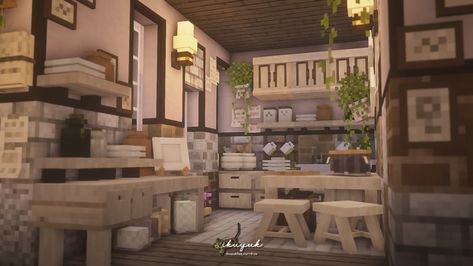 Minecraft Dining Room, Cottagecore Dining Room, Minecraft Rooms, Minecraft Background, Aesthetic Minecraft Builds, Dining Room Aesthetic, Minecraft Cottagecore, Minecraft Addons, Aesthetic Minecraft