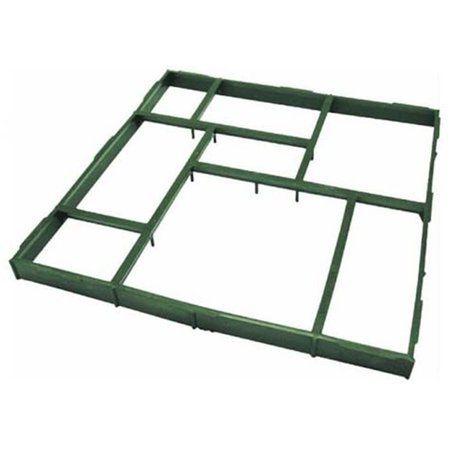 EURO BLOCK WALK MAKER SKU: 280771 Quikrete[WalkMaker] DIY mold for making walks, patios, courtyards, and terraces. No special skills required. Fill mold with concrete, smooth surface, and remove mold. Takes only minutes to complete a 2' x 2' section. One 80 lb. bag concrete mix will fill a 2' x 2' section of the Walk Maker. Item Attributes Material: Plastic Mold Type: Reusable Length: 2' Width: 2' Pattern: European Block Size: 24" x 24" x 24".  Color: Green. Concrete Patio Diy, How To Lay Concrete, Concrete Stepping Stone Molds, Concrete Pathway, Walk Maker, Diy Path, Stepping Stone Molds, Concrete Path, Concrete Stepping Stones