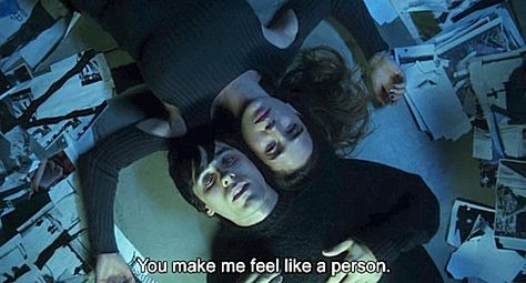 Requiem for a Dream (2000). Marion Silver is played by Jennifer Connelly and Harry Goldfarb is played by Jared Leto. Marion: "I love you, Harry. You make me feel like a person -- like I'm me -- and I'm beautiful." Harry: "You are beautiful. You're the most beautiful girl in the world. You're my dream." This movie is based on the novel Requiem for a Dream (1978) by Hubert Selby, Jr. Crazy Feeling, Cinema Quotes, Requiem For A Dream, Darren Aronofsky, Film Quotes, Jennifer Connelly, Happy Wife, Brain Dump, Feeling Sick