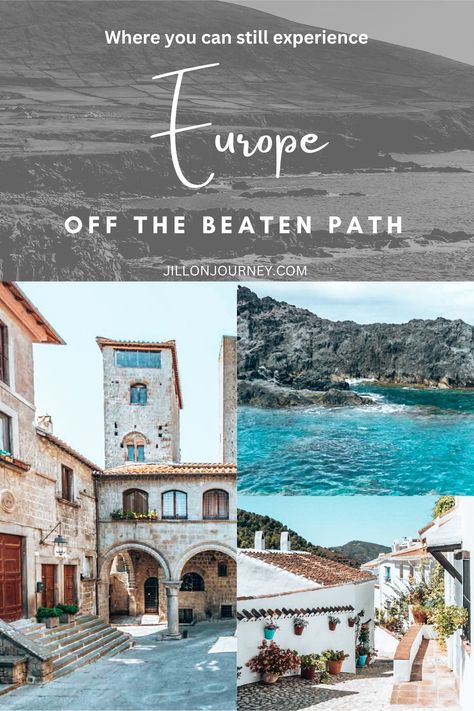 Discover Europe off the beaten path with tips and ideas from local travelers. Check out this post to find out where you can visit Europe off the beaten path! Off The Beaten Path Travel Europe, Southern Europe Itinerary, Underrated Places In Europe, Off The Beaten Path Travel, Portugal Off The Beaten Path, Backpack Through Europe, Travel Through Europe, European City Breaks, European Travel Tips