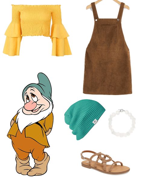 Seven Dwarfs Costume, Disney Bound Outfits, Snow White And The Seven Dwarfs, The Seven Dwarfs, Seven Dwarfs, Outfit Maker, Outfit Shoplook, The Seven, Dance Costumes