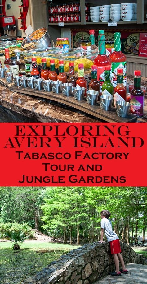 Planning a trip to New Orleans or another spot in Southern Lousiana? Make sure to take an extra day to visit Avery Island! With the Tabasco Factory Tour on one side of the island and the beautiful Jungle Gardens on the other side, it's a fun and educational tour that the whole family will love! Save this to your travel board so you can check out the highlights of the tours! Avery Island Louisiana, Louisiana Vacation, Avery Island, Trip To New Orleans, Beautiful Jungle, Vacation 2023, Vacation 2024, Louisiana Travel, Louisiana Cajun