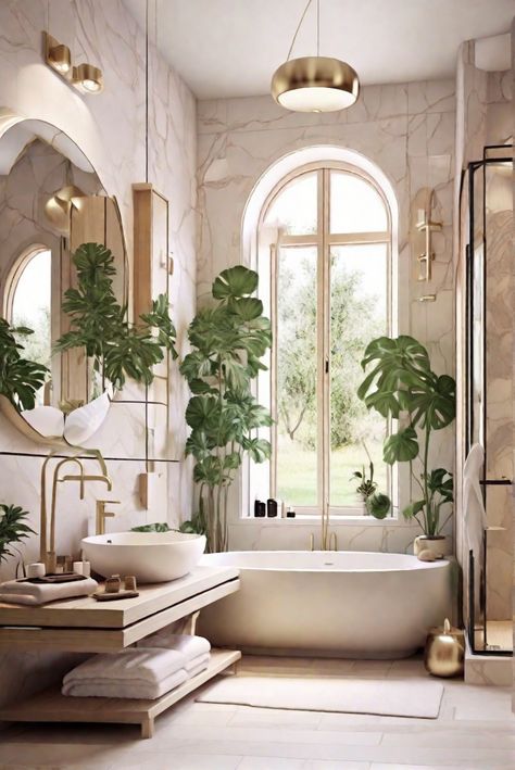 Transform your bathroom into a tranquil oasis with these stunning contemporary design ideas. From sleek fixtures to spa-inspired decor, discover the ultimate bathroom makeover. #BathroomDesign #HomeDecor #InteriorInspiration #ContemporaryStyle #pinterestinspired #pinterestsuccess #pinteresting #pinterestworthy #pinterestphoto #pinterestrecipe #pinterestnails #pinterestidea #pinterestinspiration #pinterestgirl #pinterestinspo #pinterestfashion #pinterestdecor #pinterestfinds #pinteresthome Spa Oasis Bathroom, Bathroom Oasis Ideas, Tropical Bathroom Ideas, Dollar Tree Bunny, European Spa, Modern Zen Bathroom, Zen Bathroom Decor, Zen Bathroom Design, Ultimate Bathroom