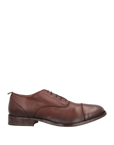 Leather No appliqués Solid color Leather backing Round toeline Flat Leather/rubber sole Contains non-textile parts of animal origin Oxford Shoes Brown, Lace Up Shoes, Shoe Laces, Rubber Sole, Oxford, Lace Up, Solid Color, Leather, Color