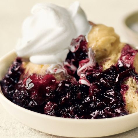 Spiced Blueberry Grunt Blueberry Grunt Recipe, Blueberry Grunt, Quick Summer Desserts, Blueberry Cobbler Recipe, Easy Blueberry Cobbler, Blueberry Pudding, Easy Summer Dessert Recipes, Southern Peach Cobbler, Fruit Desserts Easy