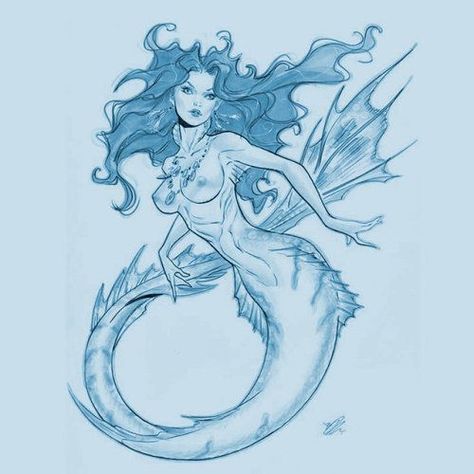 mermaid Realistic Mermaid Drawing, Siren Creature, Realistic Mermaid, Mermaid Artwork, Underwater Pictures, Water Creatures, Mermaid Drawings, Mermaid Tattoo, Mermaids And Mermen