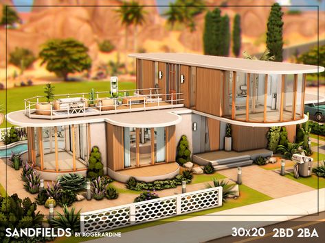 Sims 4 Houses Download No Cc, Sims 4 Houses The Sims Resource, Easy Sims 4 Builds, Sims 4 Contemporary House, The Sims 4 Houses Ideas No Cc, Sims 4 Houses Oasis Springs, Sims 4 Scientist House, Sims 4 Cottages, Sims 4 Oasis Springs House Ideas