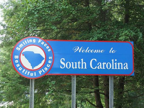 (Very very soon, we'll be in a new state--our 12th state, in fact)... South Carolina! Carolina Do Norte, Palmetto State, Best Campgrounds, State Signs, Southern Life, Carolina Girl, Pawleys Island, Beach Signs, Charleston South Carolina