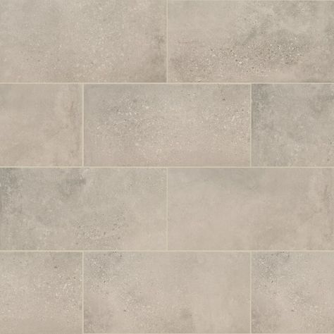 MSI Calypso 24" x 48" Matte Porcelain Floor & Wall Tile | Wayfair White Porcelain Tile, Tile Saw, Glazed Tiles, Stone Look Tile, Grey Suit, Gray Tones, Porcelain Floor, Neutral Colours, House Tiles