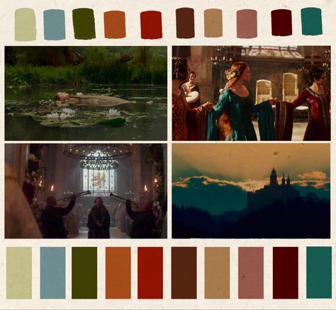 Movie Poster Color Palette, Macabre Color Palette, Medieval Color Scheme, Brave Color Palette, 1800s Color Palette, Dark Fairytale Color Palette, Midsommar Color Palette, Limited Colour Palette, Folklore Colour Palette