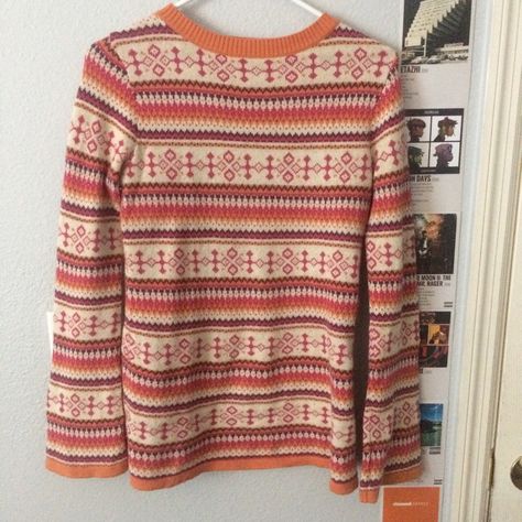 Bright knit hysteric glamour grandpa sweater y2k rare Japan Grandpa Sweater, Hysteric Glamour, The Well, Christmas Sweaters, Knitted Sweaters, Knitwear, Orange, Knitting, Pink