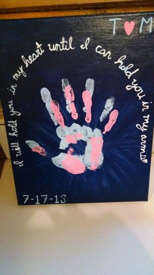 Hand print project I did with my boyfriend who's in the Navy! Couples Painting Ideas Hand Prints, Couple Painting Ideas Easy Hand Prints, Couples Hand Print Painting, Handprint Couple Painting, Couple Hand Painting Ideas, Couples Hand Painting Ideas, Hand Print Canvas Ideas Couples, Couple Hand Print Art, Couples Hand Print Art