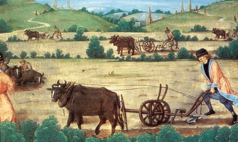 Medieval Farming, Medieval Occupations, The Fall Of Icarus, British Library London, Medieval Manor, Pieter Bruegel The Elder, Poster Landscape, Pieter Bruegel, Food Production