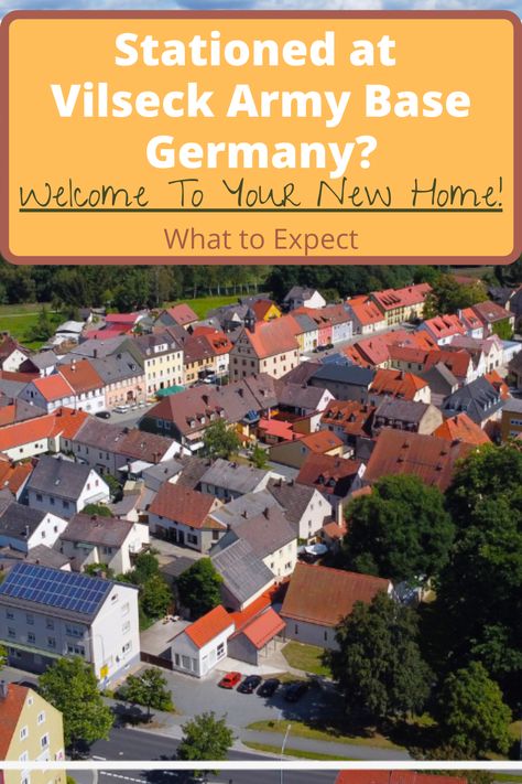 Where in the heck is Vilseck, Germany? What is there to do near Post? Will I like living in Germany? What is Vilseck housing like? All that and more! Vilseck Germany, Army Housing, Us Military Bases, Time In Germany, Living In Germany, Army Post, Army Base, Army Life, Army Wife