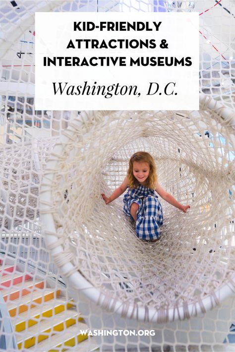 Explore the best of kid-friendly DC with these museums and attractions that are perfect for the whole family. Washington Dc Kids Activities, Washington Dc With Toddlers, Things To Do In Washington Dc Kids, Dc For Kids, Washington Dc Activities, Dc Activities, Museums In Washington Dc, Dc With Kids, Washington Dc Itinerary