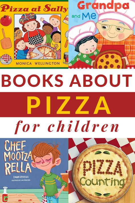 Pizza books for kids that will inspire kids to make their own pizzas or even grow their own ingredients. Or, just eat pizza while enjoying a good book. #pizzabooks #booksforkids #kidlit #GrowingBookbyBook Pizza Activities, Pizza For Kids, Easy Chapter Books, Books For Preschoolers, Pizza Parlor, Yummy Pizza, Kids Pizza, Read Aloud Books, Pizza Box