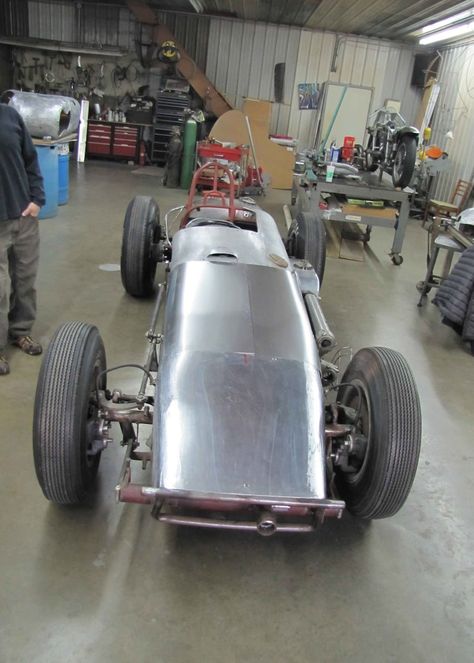 130-Image Step-by Step Build of the 1962 Bryant Special Indy Roadster Indy Roadster, 1968 Ford Mustang Fastback, 1932 Ford Roadster, 1968 Ford Mustang, Indy Car Racing, Diy Go Kart, Metal Shaping, Ford Roadster, Cycle Car